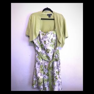 Lime Green Jessica Howard Dress (Size 24W)